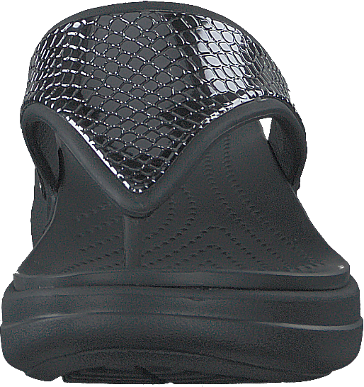 Crocs Monterey Metllc Wdg Fp W Dunkle Holzkohle/schwarz