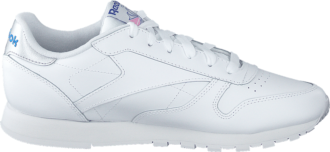 Cl Lthr White/humble Blue/jasmine Pink