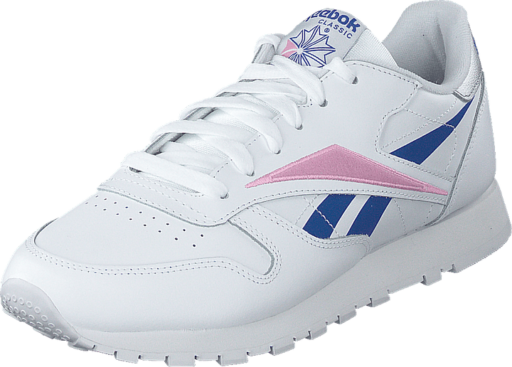 Cl Lthr White/humble Blue/jasmine Pink