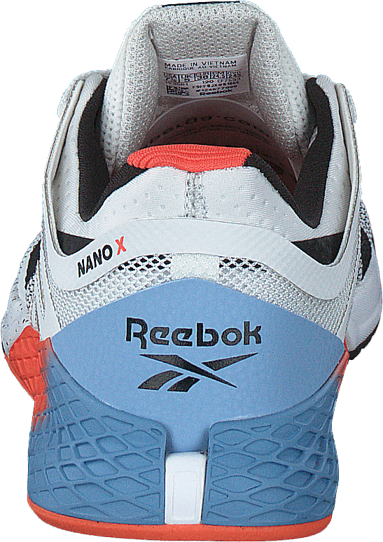 Nano X White/fluid Blue/vivid Orange
