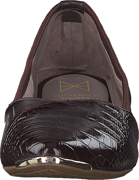 Ivy Brown Patent Croc