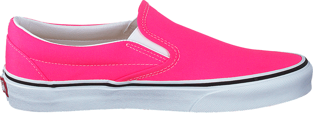 Ua Classic Slip-on (neon) Knockout Pink/true Whit