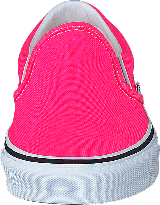 Ua Classic Slip-on (neon) Knockout Pink/true Whit