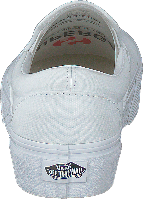 Baskets à plateforme classiques Ua Slip-on True White