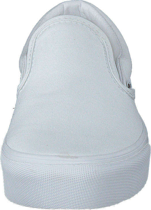 Baskets à plateforme classiques Ua Slip-on True White