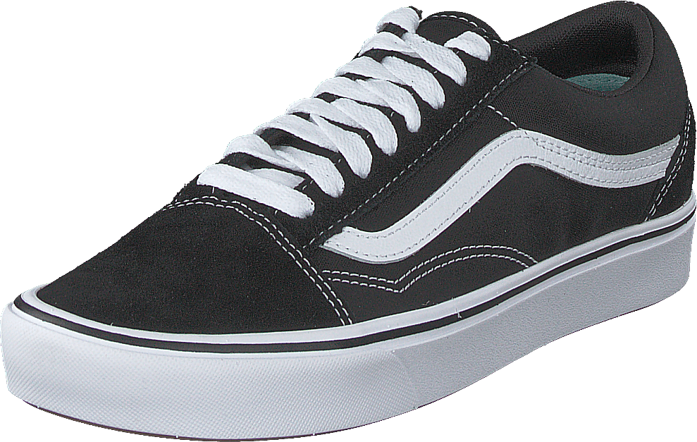 ua comfycush old skool (classic) black/true white –