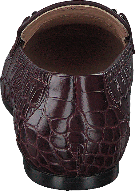 Gommini Double T Marron Imprimé Reptile