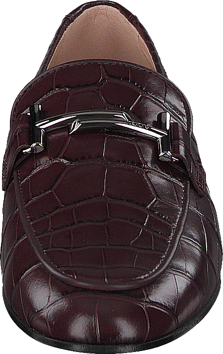 Gommini Double T Marron Imprimé Reptile