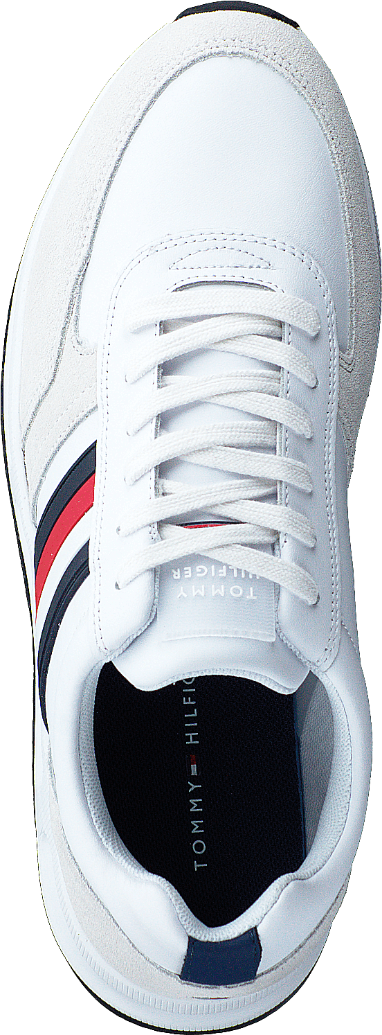 Modern Corporate Leather Runne White Ybs