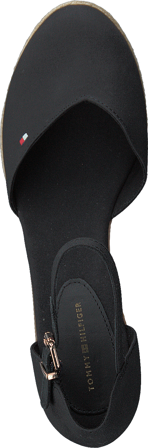 Basic Closed Toe Mid Wedge Black Bds