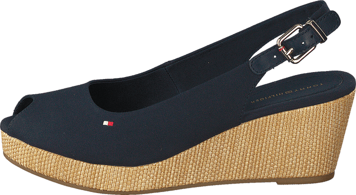 Iconic Elba Sling Back Wedge Desert Sky Dw5