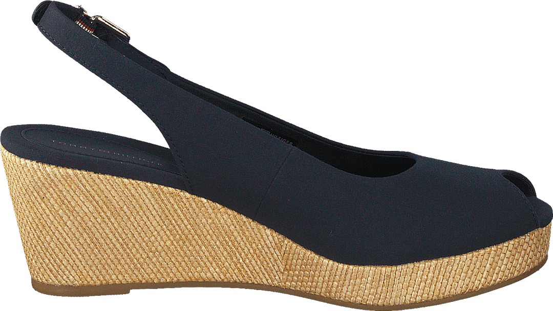 Iconic Elba Sling Back Wedge Desert Sky Dw5