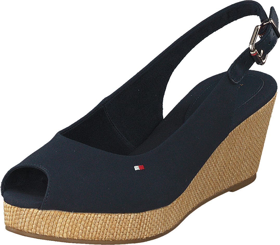 Iconic Elba Sling Back Wedge Desert Sky Dw5