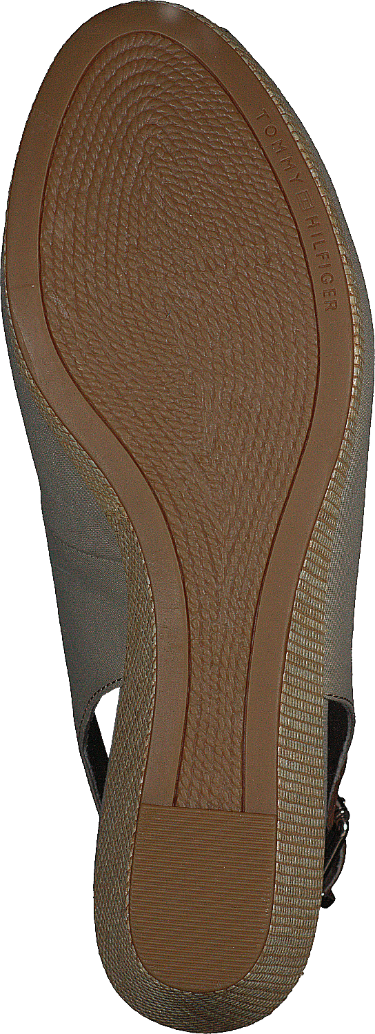 Iconic Elba Sling Back Wedge Stone Aep