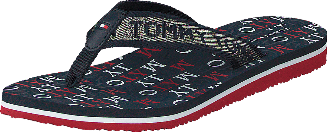 Tommy Metallic Flat Beach Sand Rwb 0kp