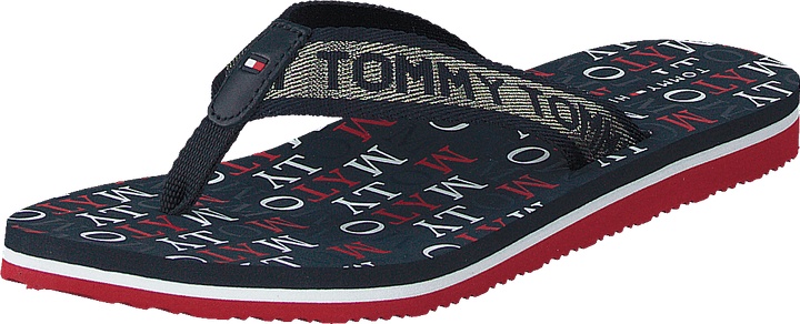Tommy Metallic Flat Beach Sand Rwb 0kp
