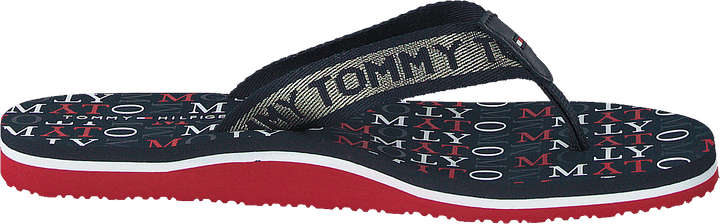 Tommy Metallic Flat Beach Sand Rwb 0kp