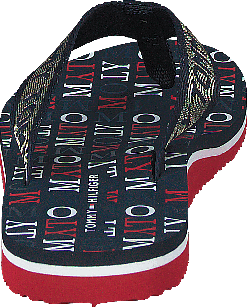Tommy Metallic Flat Beach Sand Rwb 0kp