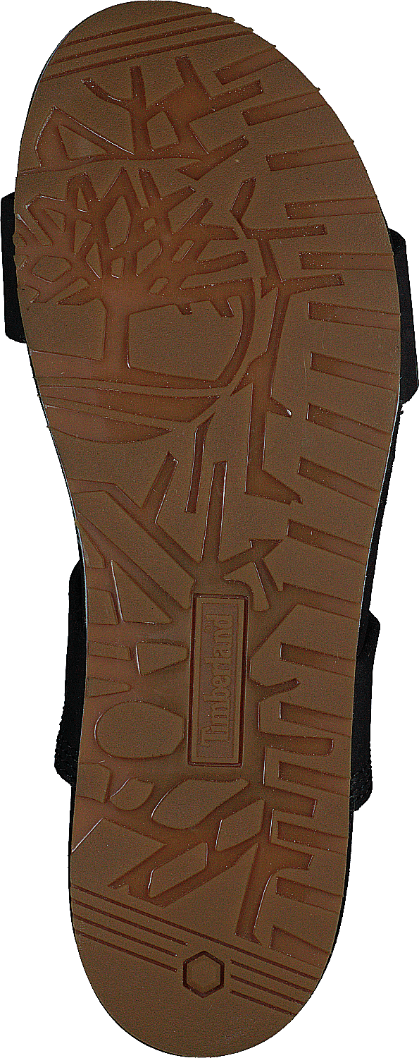 Malibu Waves 2 Band Sandal Black