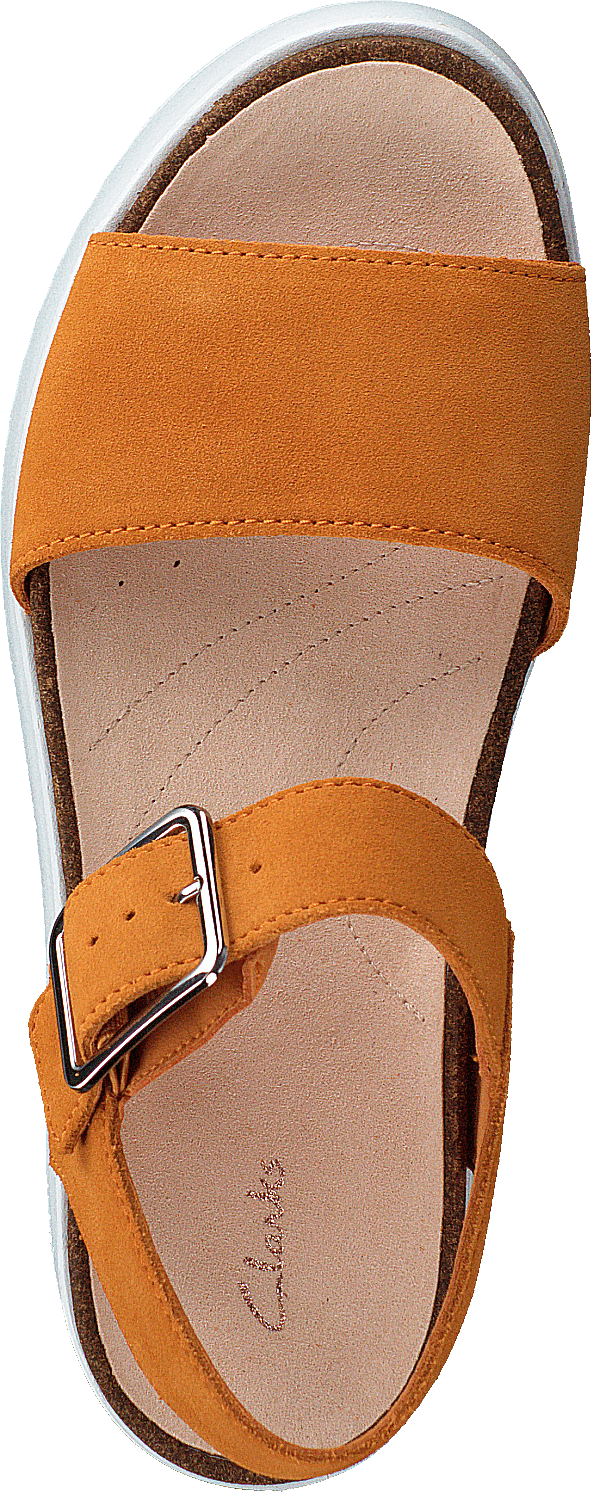 Bracelet botanique en daim ambré