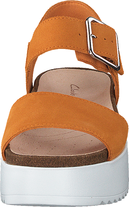 Bracelet botanique en daim ambré