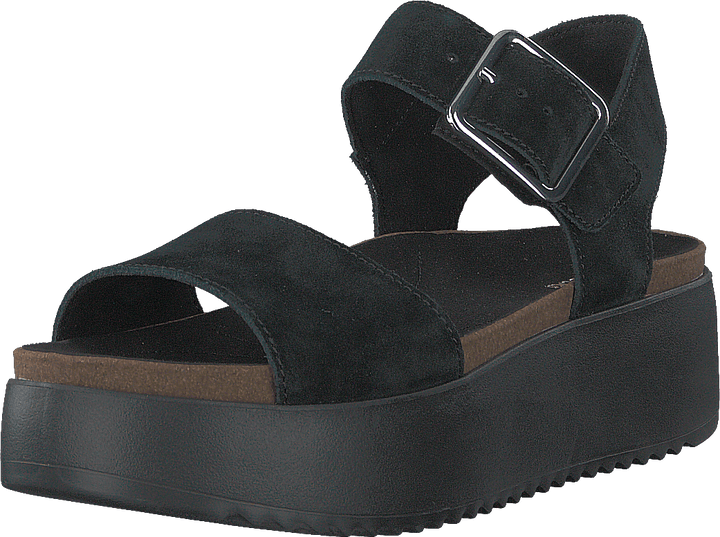 Bracelet Botanic Cuir noir