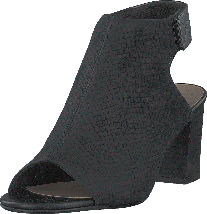 Deva Bell Black Interest Nubuck