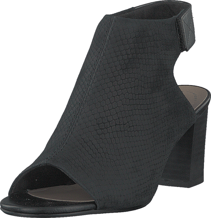 Deva Bell Black Interest Nubuck