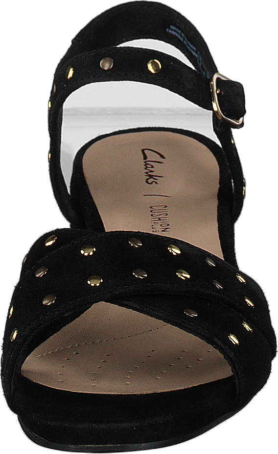 Sheer35 Strap Black Suede Studded