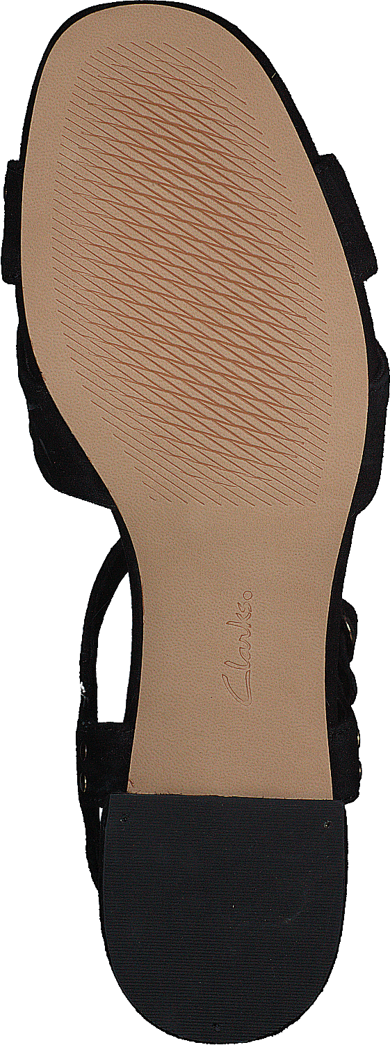 Sheer35 Strap Black Suede Studded