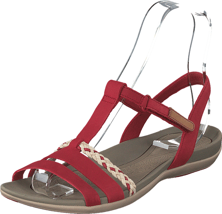 Tealite Grace Rotes Nubukleder