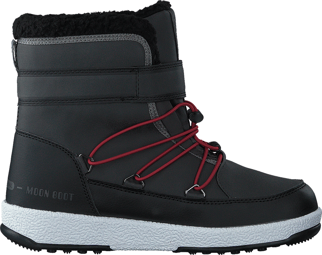 Moonboot Jr Boy Boot Black-dark Gray
