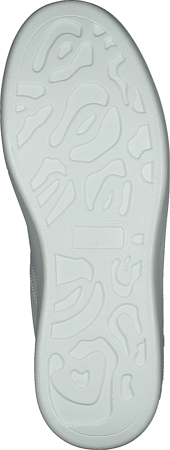 Kurvige Plateau-Turnschuhe Weiß