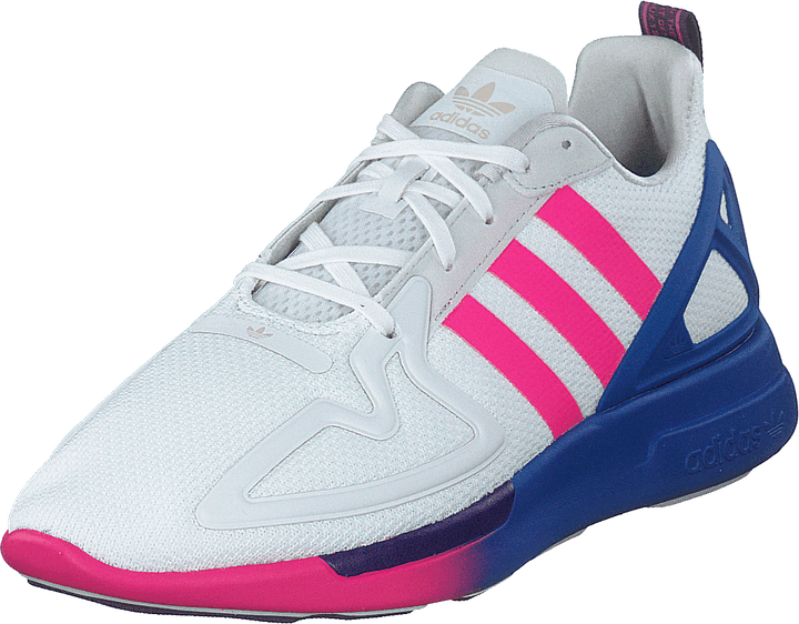 Zx 2k Flux W Crystal White/shock Pink/blue