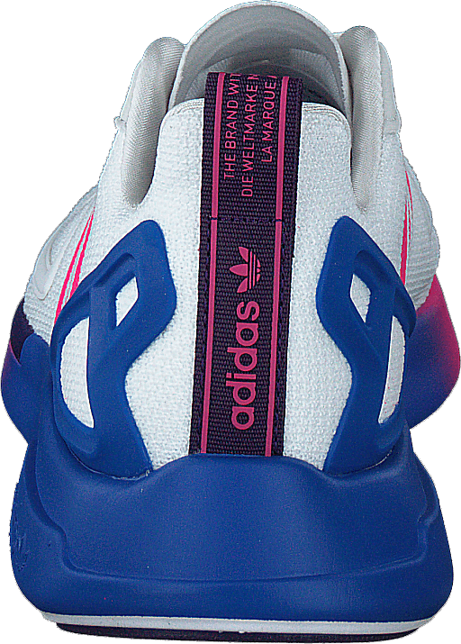 Zx 2k Flux W Crystal White/shock Pink/blue