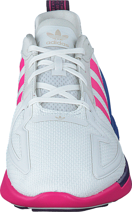 Zx 2k Flux W Crystal White/shock Pink/blue