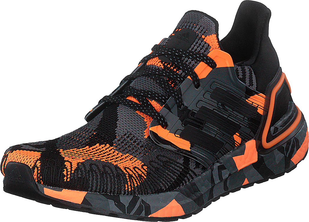 Ultraboost 20 Shoes Core Black / Core Black / Signal Orange