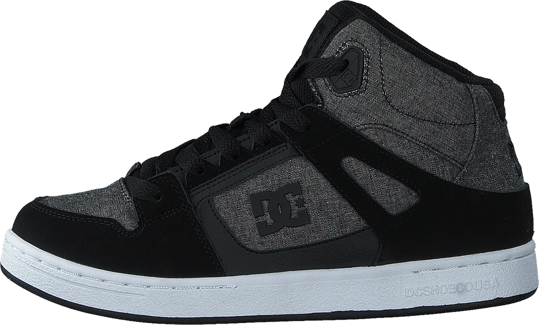 Pure High-top Black/heather Grey