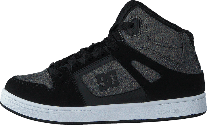 Pure High-top Black/heather Grey