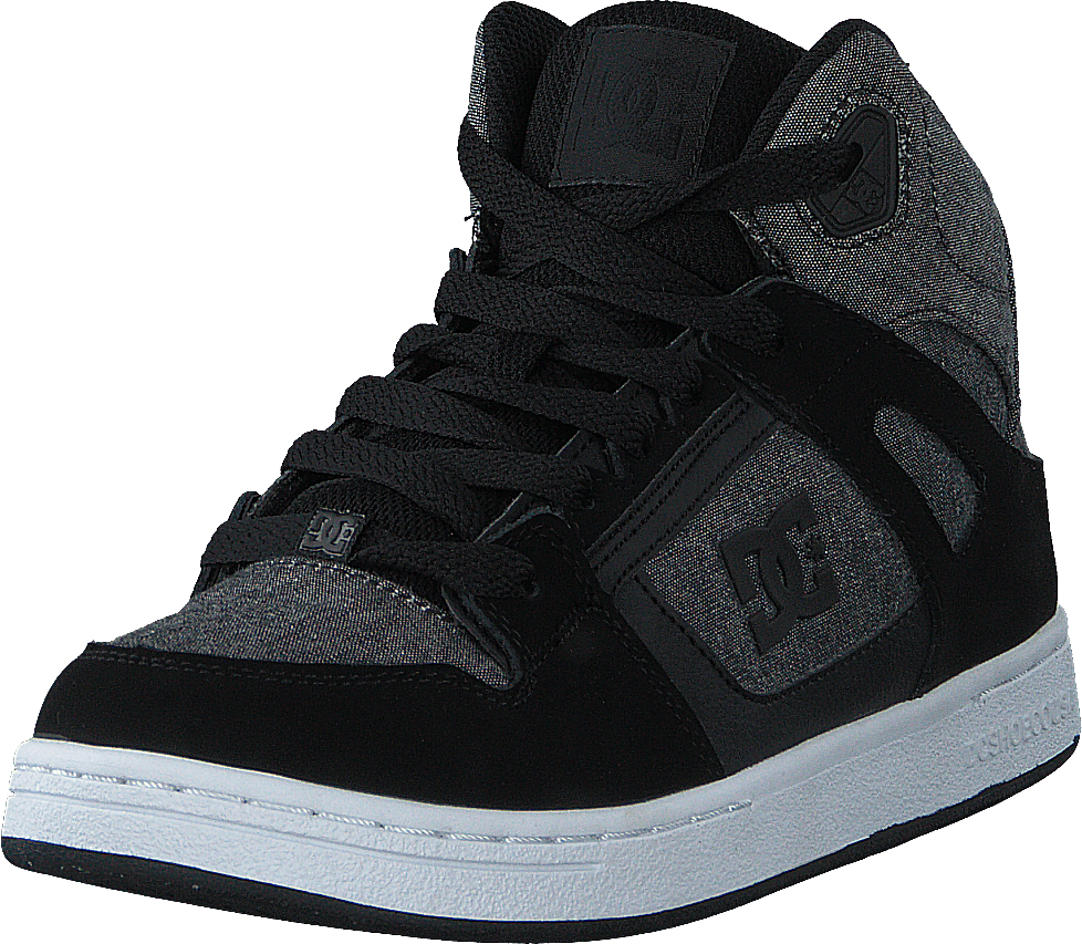 Pure High-top Black/heather Grey