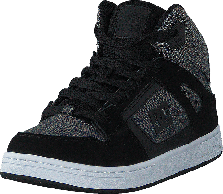 Pure High-top Black/heather Grey