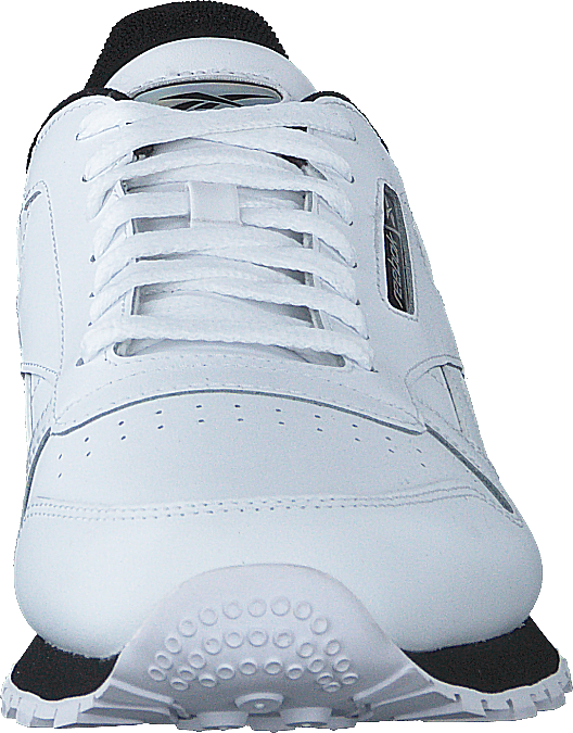 Cl Leather Mu White/black/silvmt