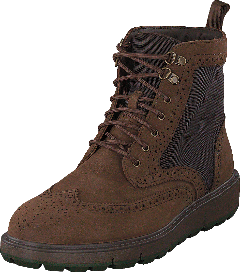 Motion Wing Tip Boot Brown/olive