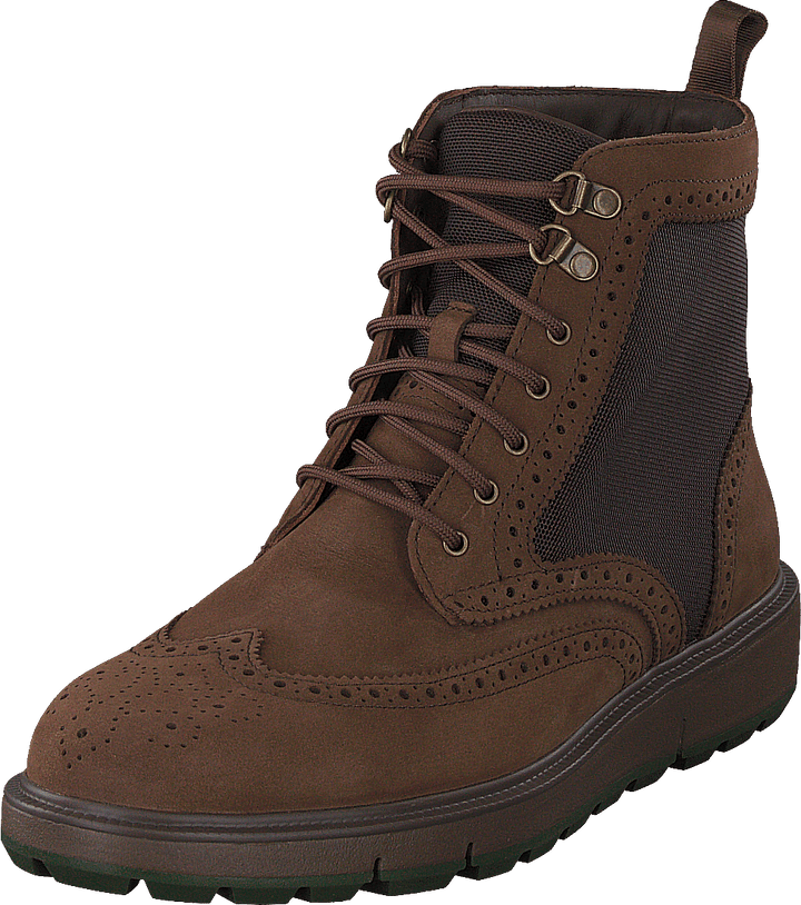 Motion Wing Tip Boot Brown/olive