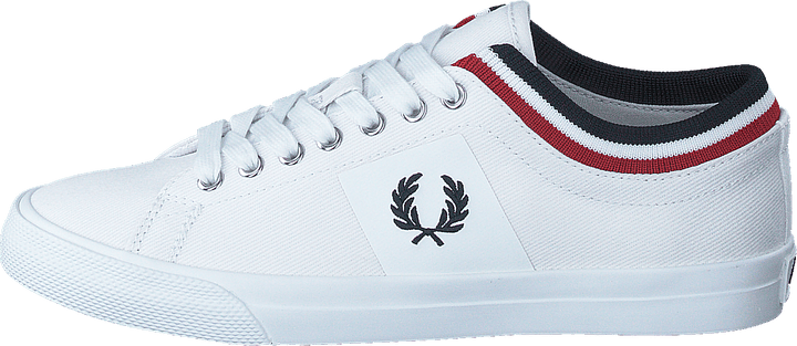 Underspin Tipped Cuff Twill White/navy
