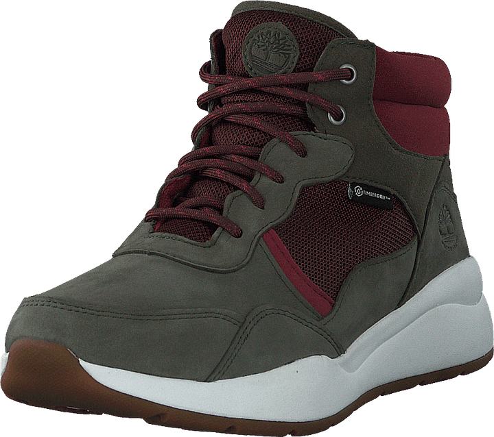 Boroughs F/l Mid Wp Dark Green Nubuck