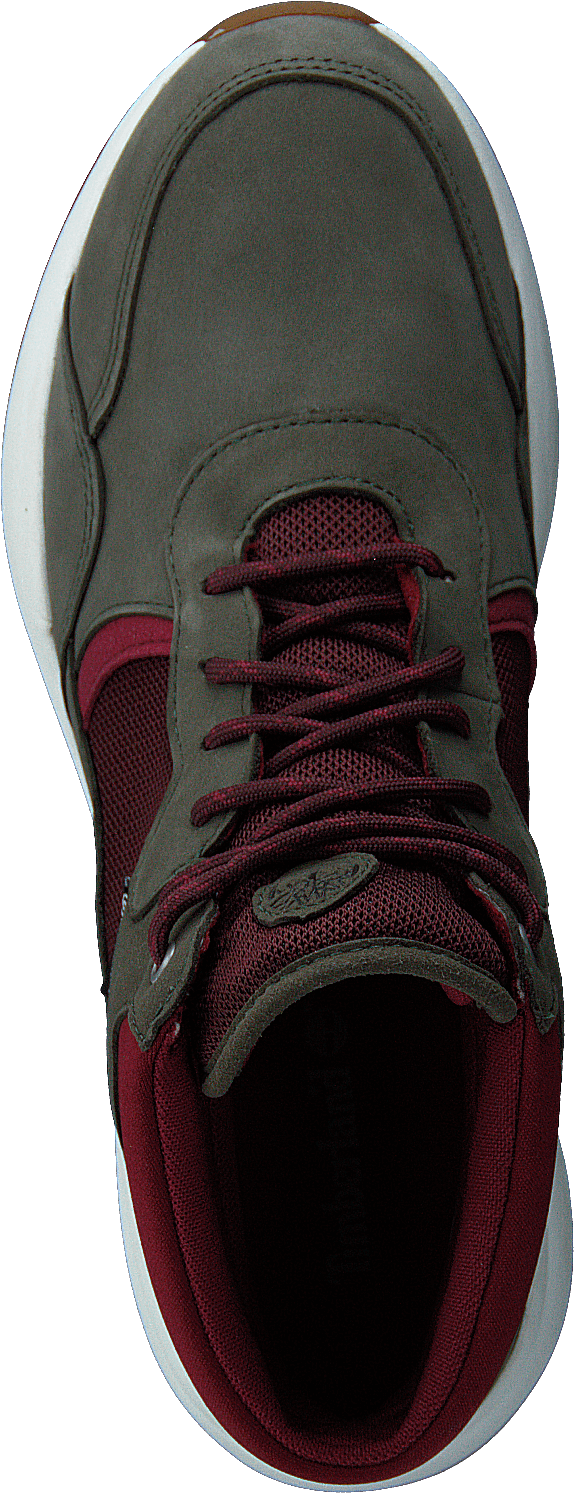 Boroughs F/l Mid Wp Dark Green Nubuck
