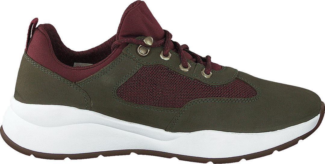 Boroughs Low Sneaker Hkr Dark Green Nubuck