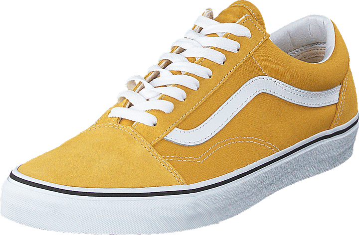 Ua Old Skool Dottergelb/echtes Weiß