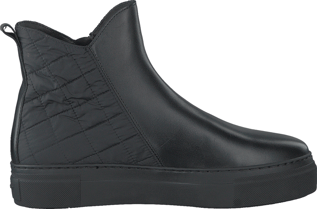 Vanna Mid Zip Stiefel Schwarz